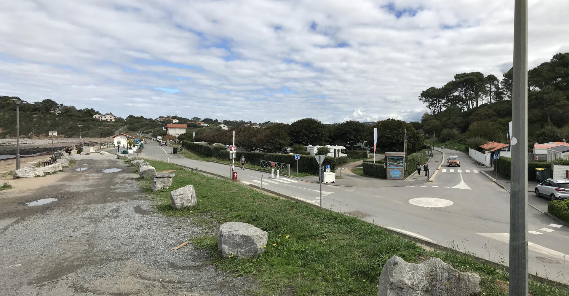 Entrée du site à requalifier 