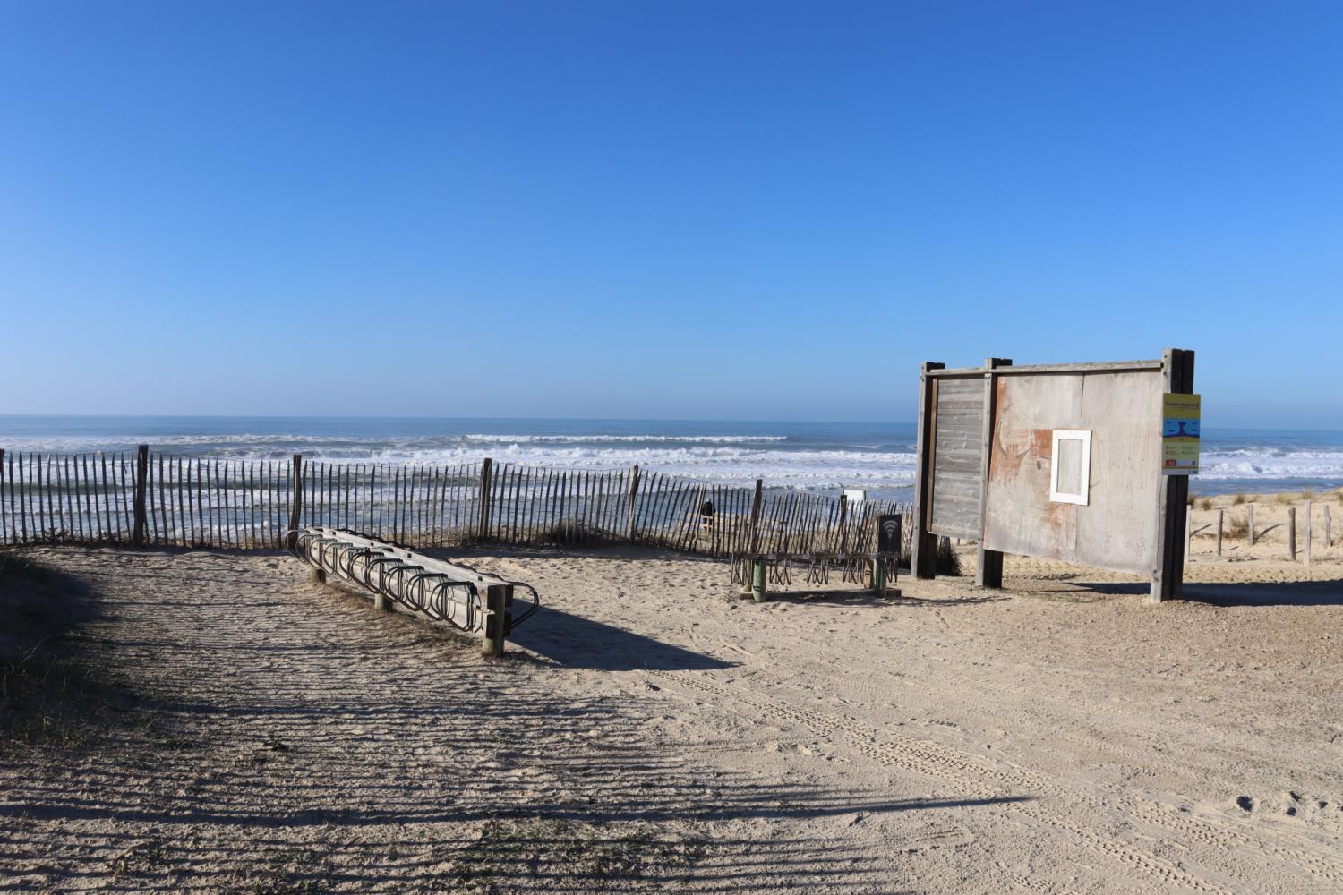 Problématiques stationnement vélo plage de Lespecier