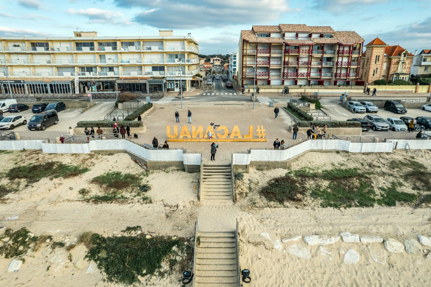 Vue aérienne Lacanau