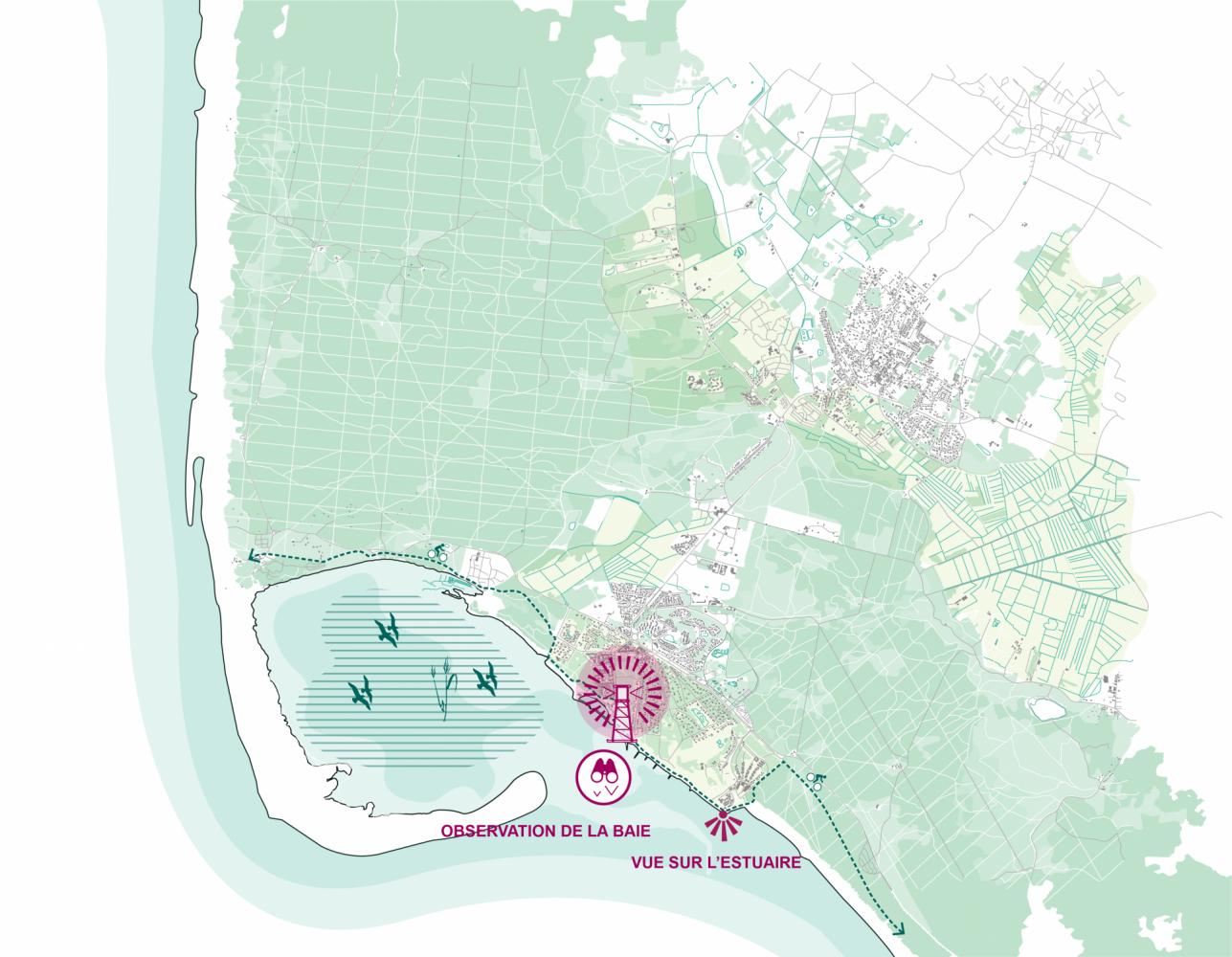 Carte de la baie