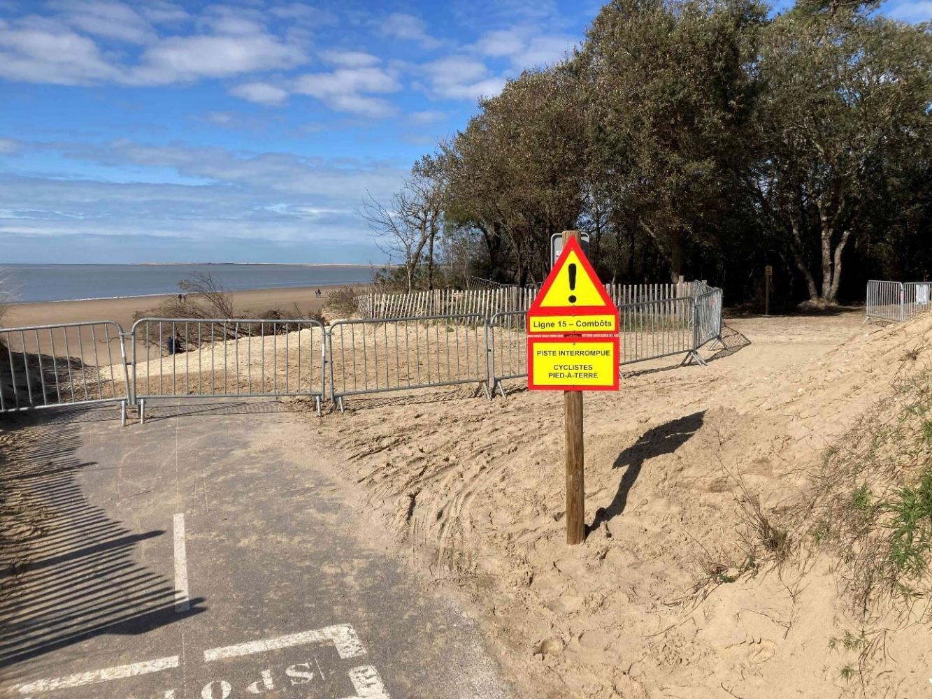 Mise en sécurité accès plage des Combots 2024