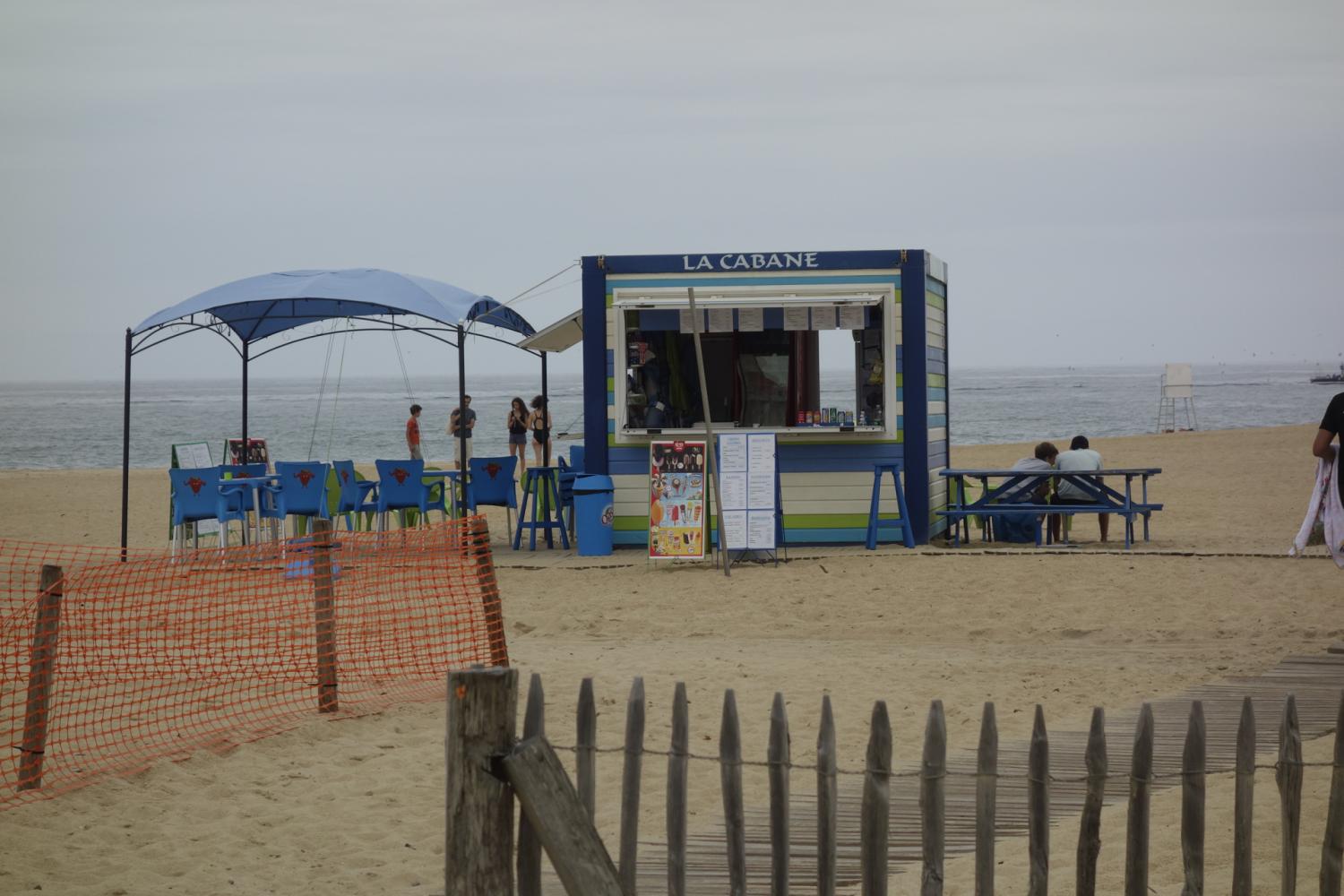 Une des concessions sur la Plage Notre Dame