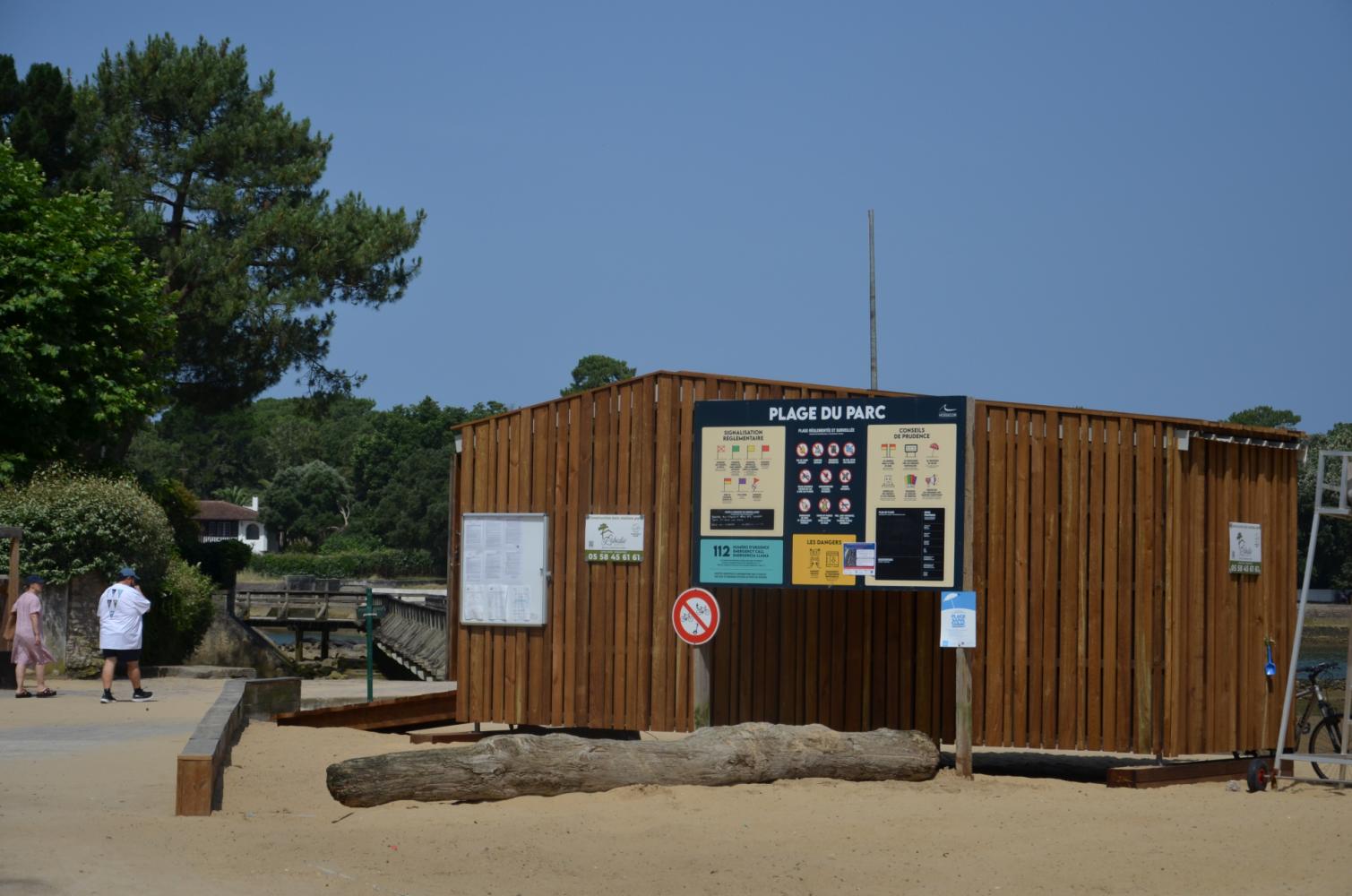 Nouveau poste de secours Plage du Parc