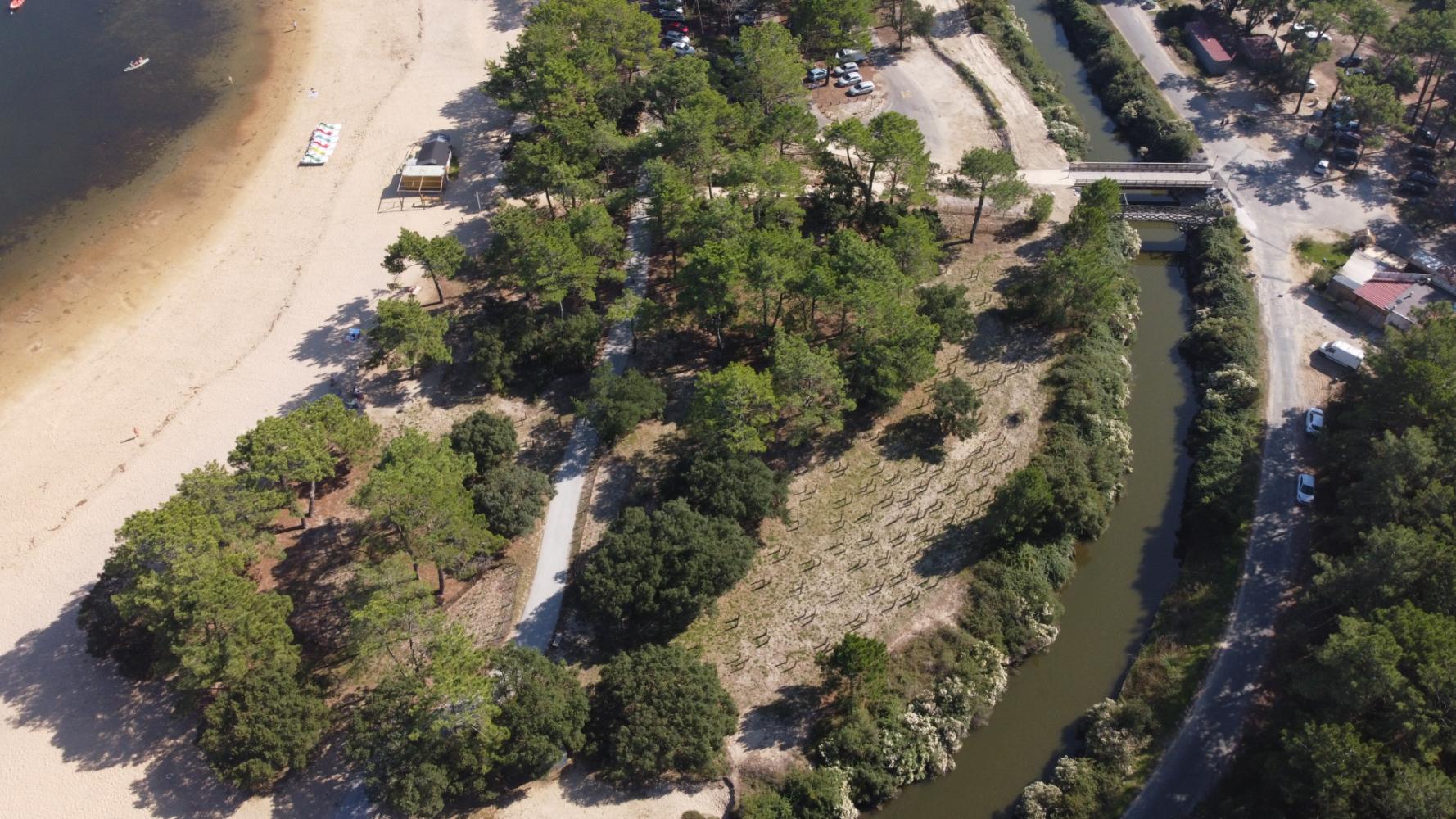 Nouvelle passerelle reliant le secteur lacustre et océanique