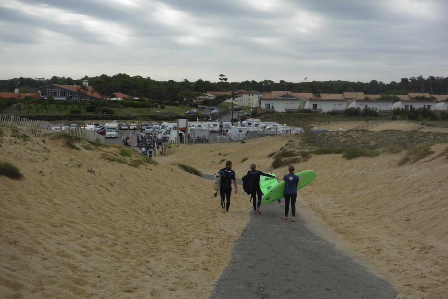 Accès à la Plage des Océanides