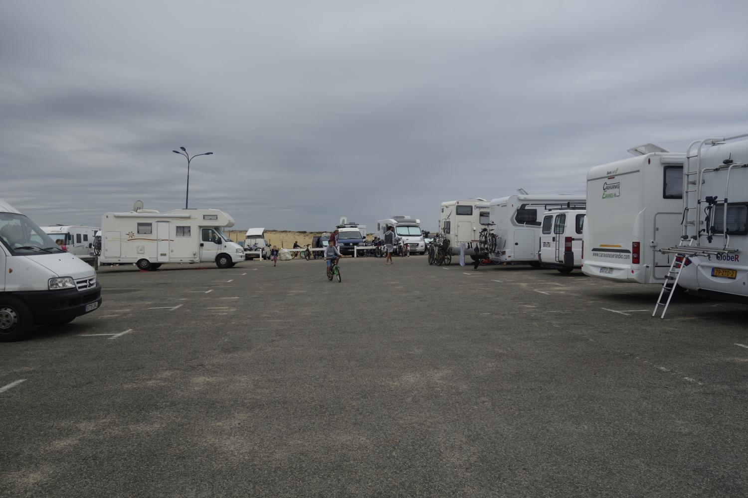 Aire de camping car - Plage des Océanides