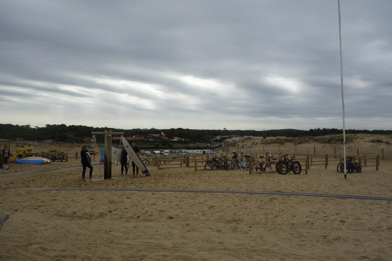 Plage des Océanides - Equipements d'accueil du public