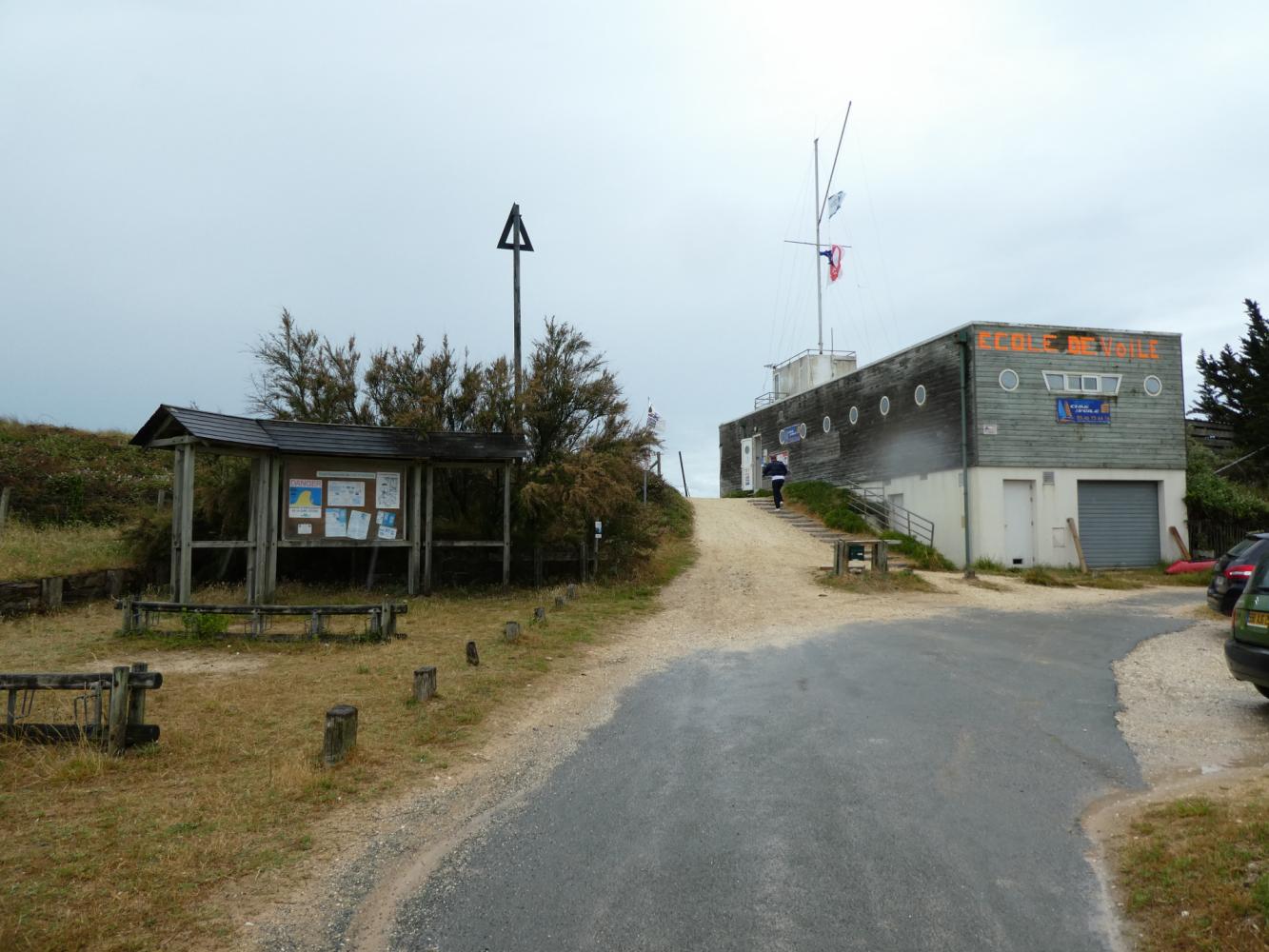 accès plage - La Perroche