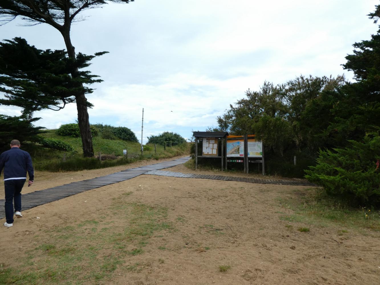 acces plage - La Remigeasse