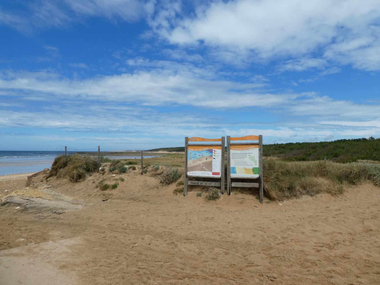 accès plage - Vert Bois