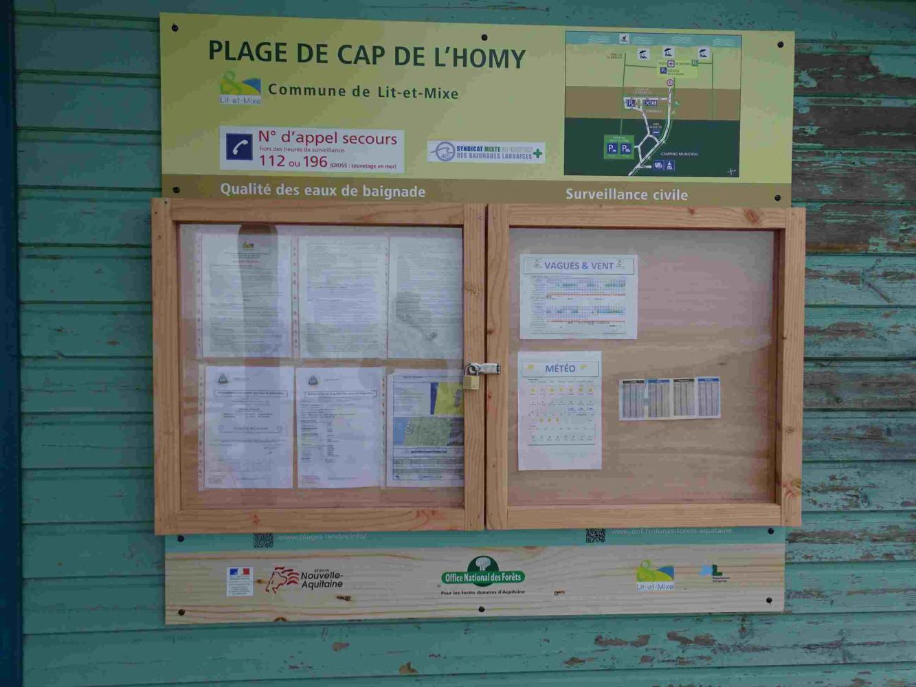 Panneau vitrine