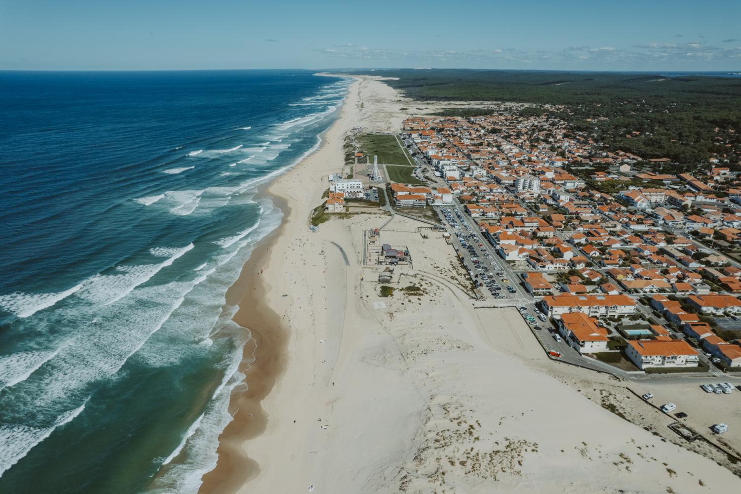 Panorama de la dune et du boulevard des sables