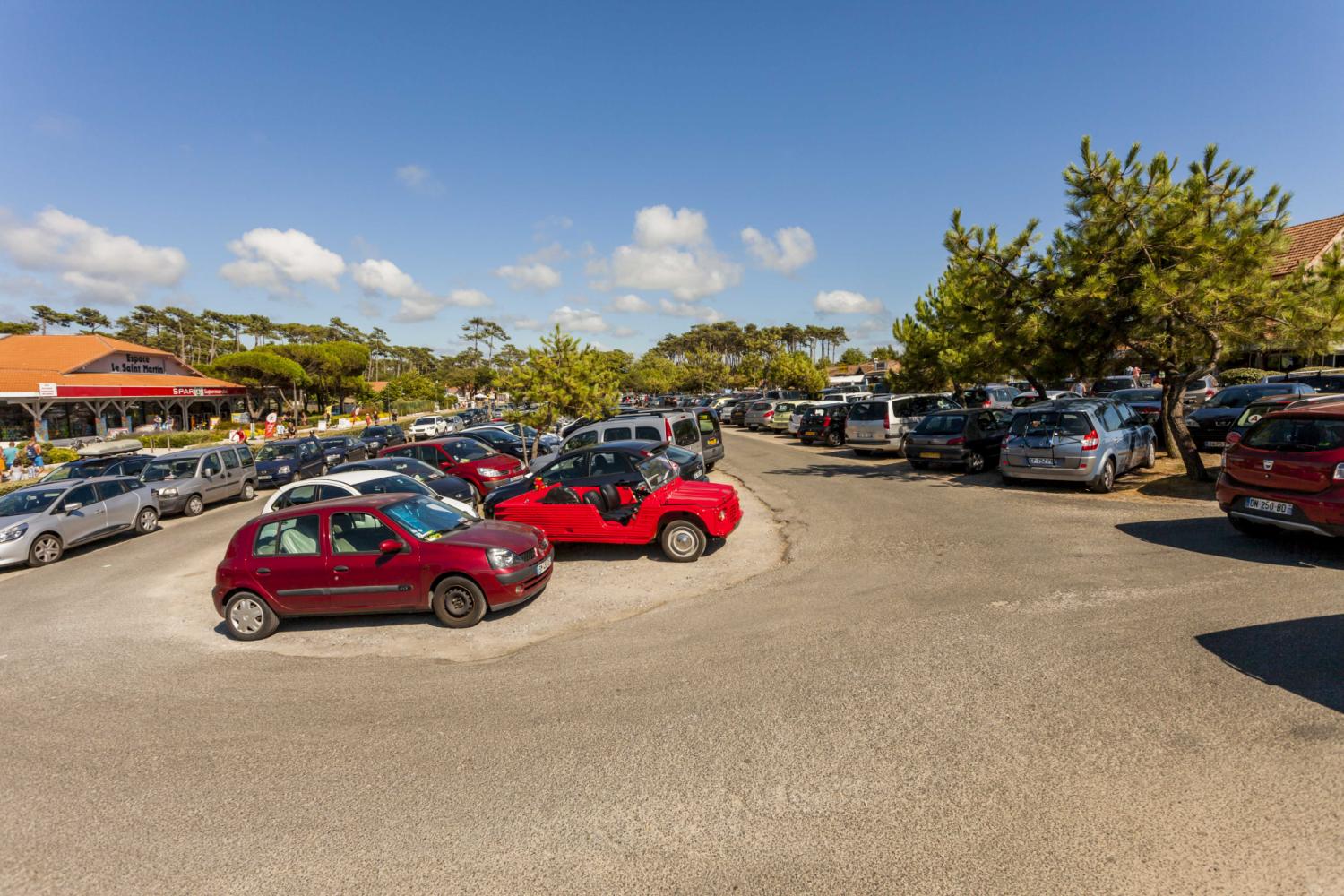 Le parking de plage, un espace intégralement requalifié