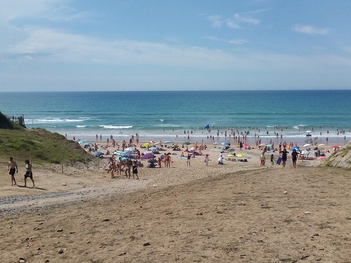 Nouvelle plage reconstituée avec la suppression de l'ouvrage 
