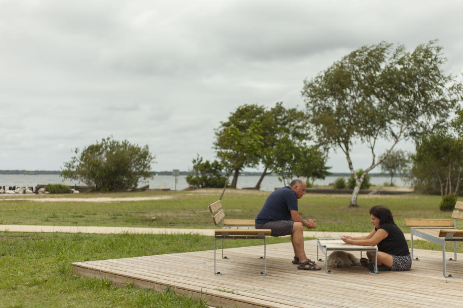 Réaménagement de la plage lacustre de Gastes