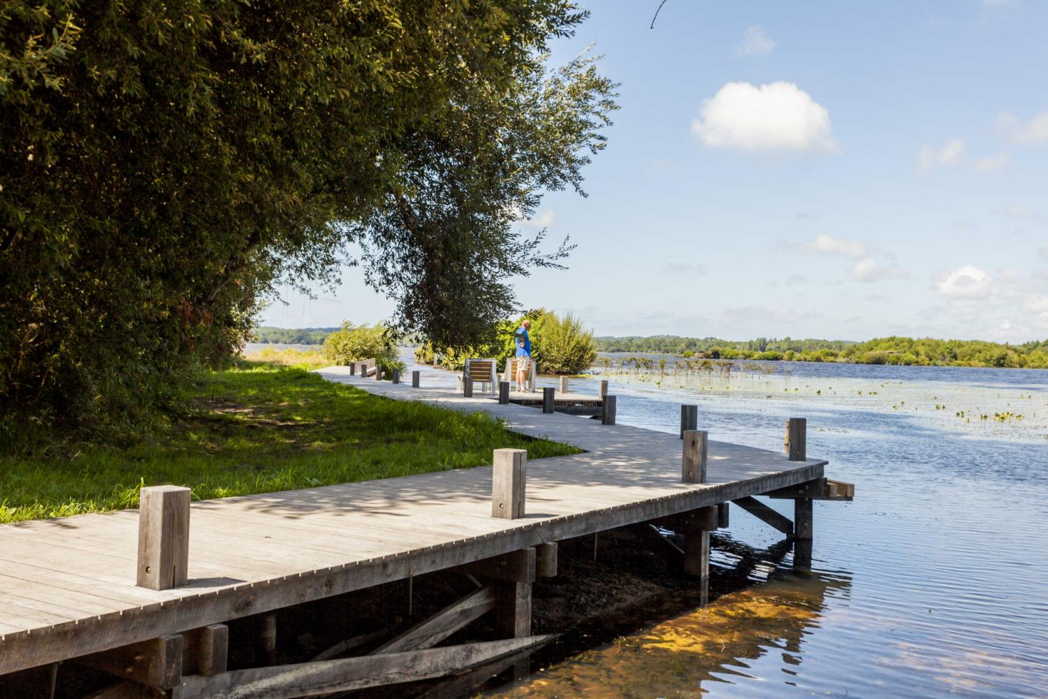 Ponton et équipements d'accueil du public 