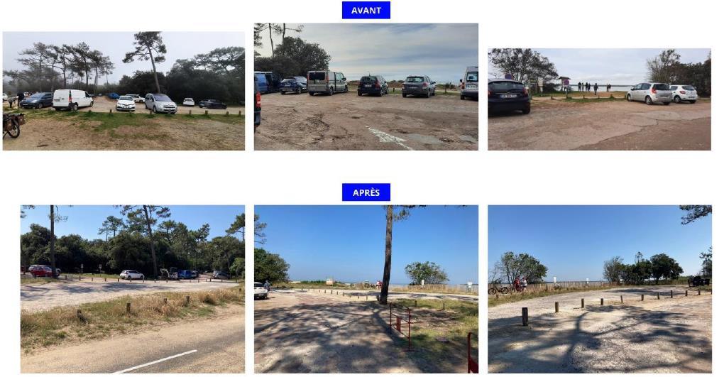 Premières opérations de suppression de stationnements