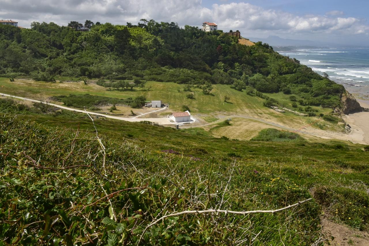 Tête de plage Erretegia après les travaux en 2020