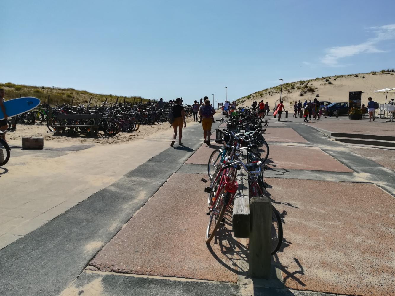 La tête de plage de Moliets avant travaux