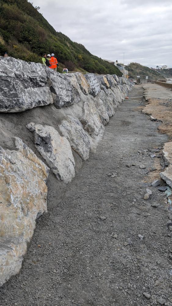 Travaux de confortement de l'ouvrage - NOv 2023
