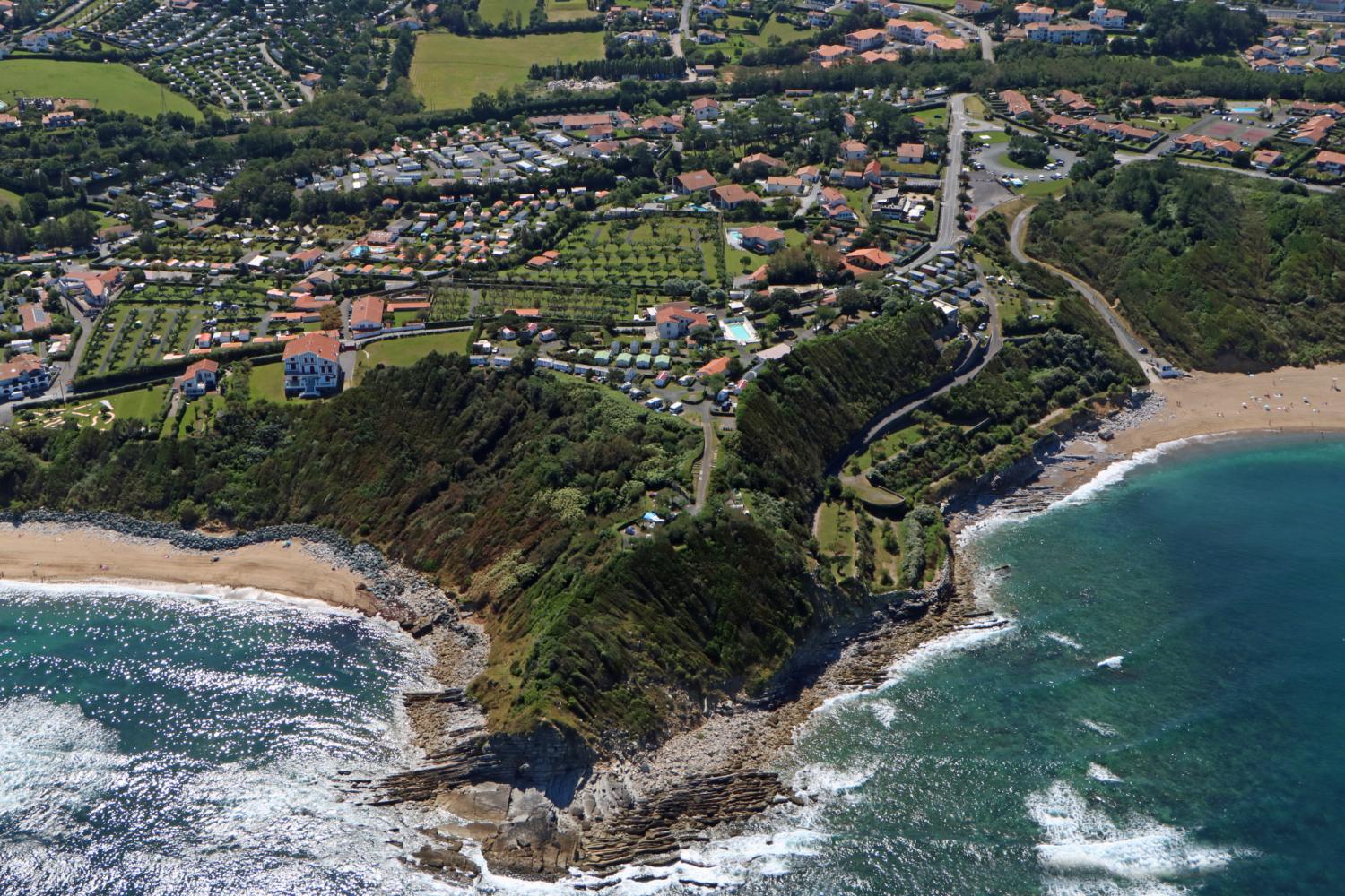 Vue aérienne de la Plage de Lafitenia