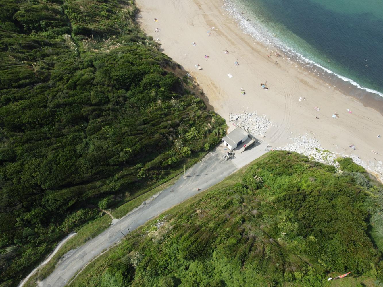 Vue aérienne Poste de secours Lafitenia