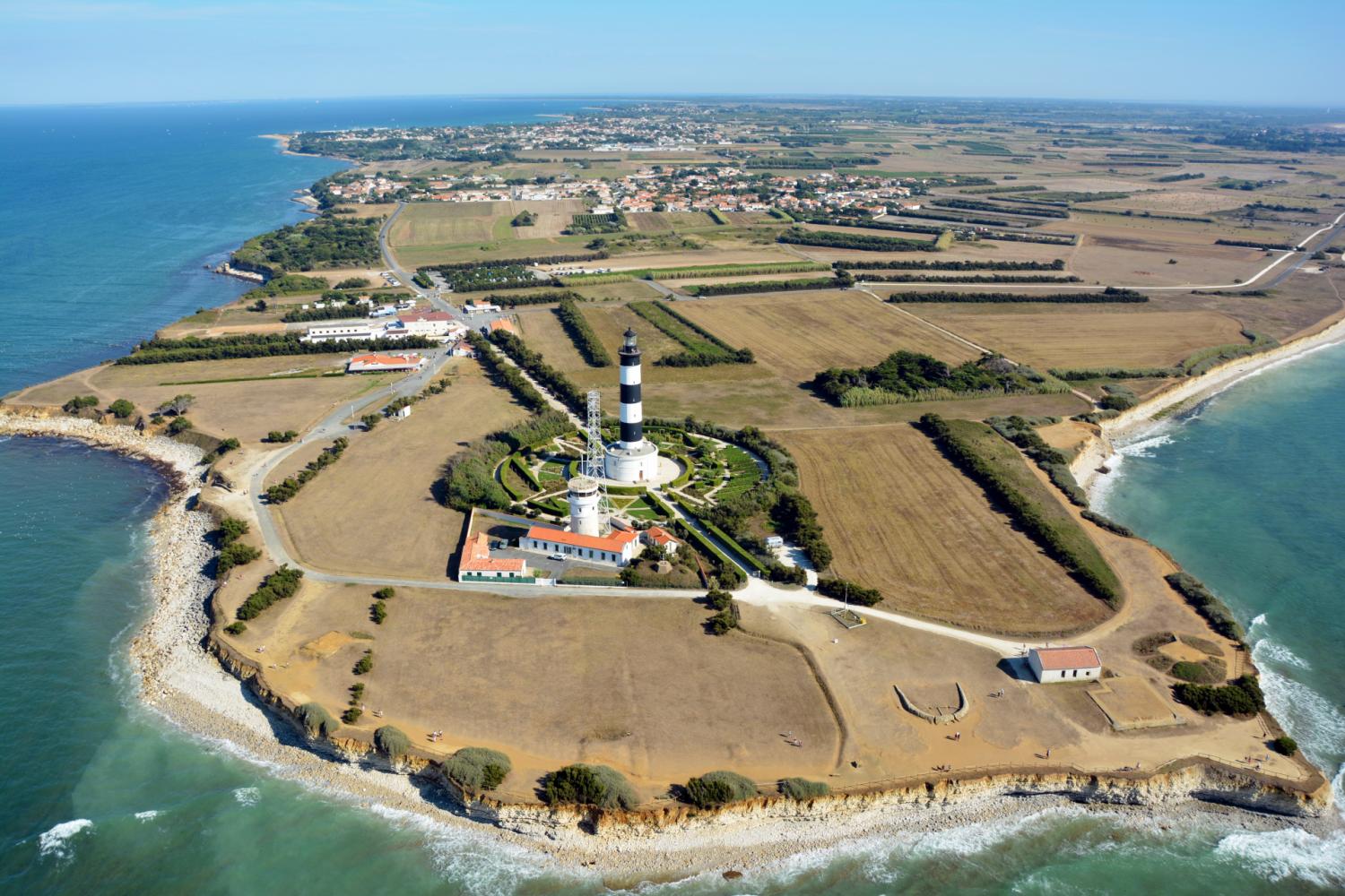 Vue aérienne de la Pointe de Chassiron