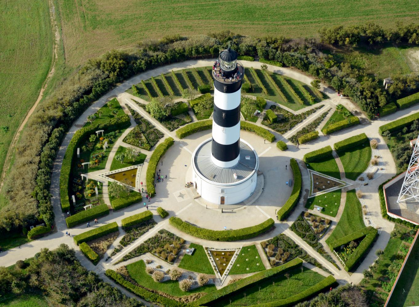 Vue aérienne du Phare de Chassiron 