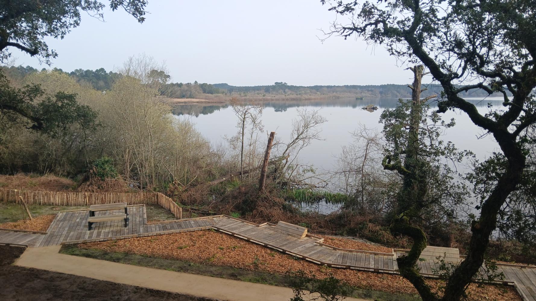 Vue sur le chantier depuis le belvédère _ Mars 2026