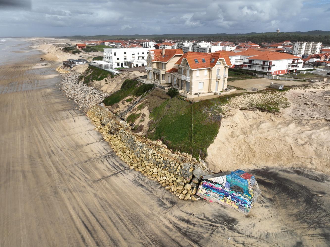 le Grand Hôtel de la Plage et les villas jumelles