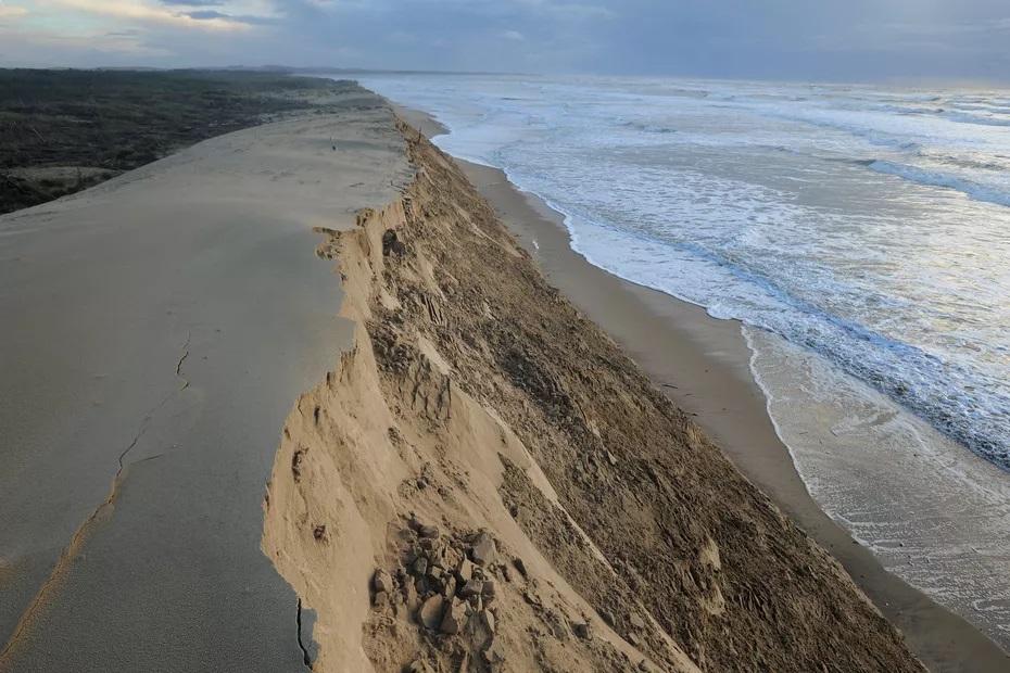 Erosion des dunes de Saint-Trojan