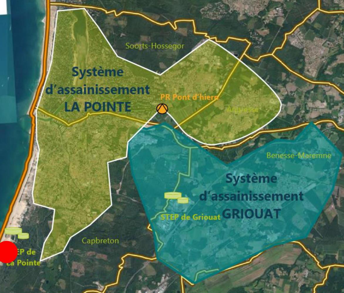 Systèmes d'assainissement de Capbreton et des communes voisines
