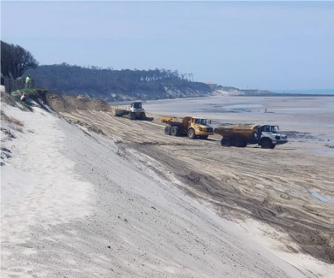 Rechargement en sable - stratégie Soulac/Verdon-sur-mer