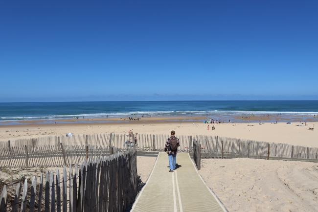 Canalisation des flux - Lacanau Plage Nord ©GIPLittoral